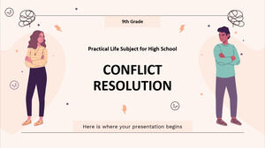 Praktisches Lebensfach für das Gymnasium – 9. Klasse: Konfliktlösung