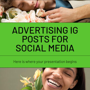 Publicitate postări IG pentru rețelele sociale