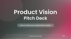 Produktvision Pitch Deck