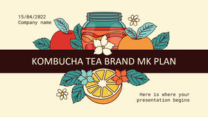 Plano MK da marca de chá Kombucha