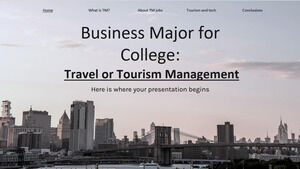 Kolej İşletme Bölümü: Seyahat veya Turizm İşletmeciliği