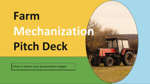 Pitch Deck de Mecanización Agrícola