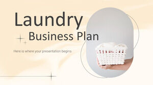 Plano de negócios de lavanderia