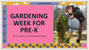 Gardening Week for Pre-K