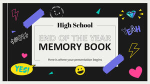 High School End of Year Memory Book