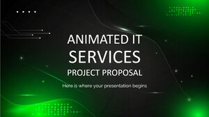 Proposition de projet de services informatiques animés