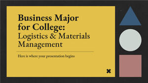 大学のビジネス専攻: 物流および資材管理