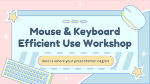 Atelier de utilizare eficientă a mouse-ului și a tastaturii