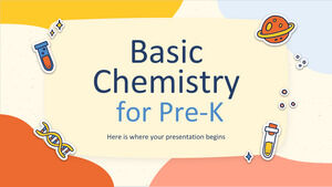 Pre-K 向けの基礎化学