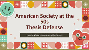 Sociedade Americana nos anos 50 - Defesa de Tese