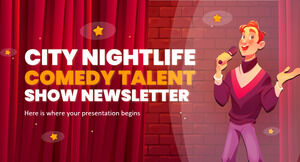 Newsletter der City Nightlife Comedy Talent Show
