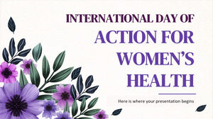 2022년 세계 여성 건강을 위한 행동의 날