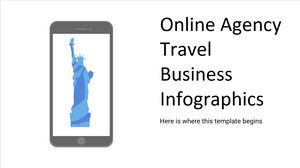 Çevrimiçi Acente Seyahat İş İnfografikleri