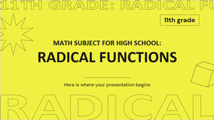 고등학교 수학 과목 - 11학년: 급진적 함수