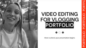 Editare video pentru portofoliul de vlogging