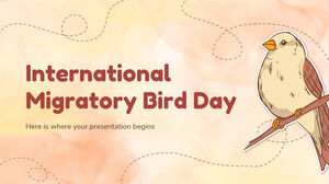 Día Internacional de las Aves Migratorias