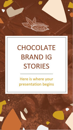 Шоколадный бренд IG Stories