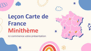 Fransa Haritası Sınıf Mini Teması
