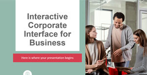 Interfaz corporativa interactiva para empresas