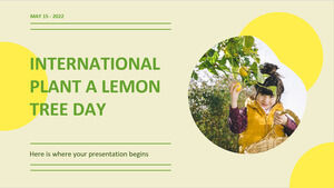 Hari Menanam Pohon Lemon Internasional