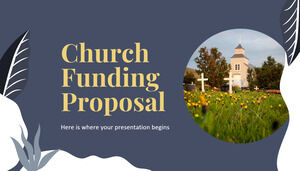 Propunere de finanțare a bisericii