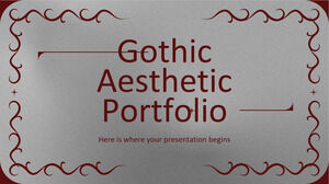 Portfolio estetyczne gotyckie