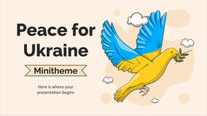 มินิธีมสันติภาพสำหรับยูเครน