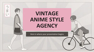 Agentur für Vintage-Anime-Stil