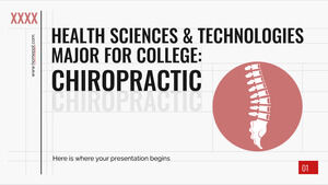 Științe și tehnologii ale sănătății Major pentru colegiu: Chiropractic