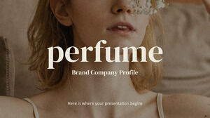 Perfil da empresa de marca de perfume