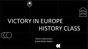 ヨーロッパ勝利の日の歴史クラス