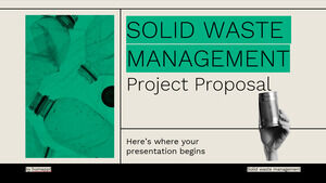 Proposta di progetto per la gestione dei rifiuti solidi