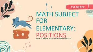 Przedmiot matematyczny dla szkoły podstawowej – klasa 1: Stanowiska