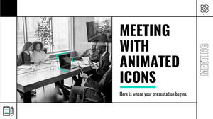 Meeting with Animated Icons