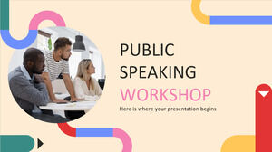 Workshop Public Speaking