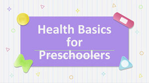 Noções básicas de saúde para pré-escolares