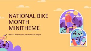 الشهر الوطني للدراجات Minitheme