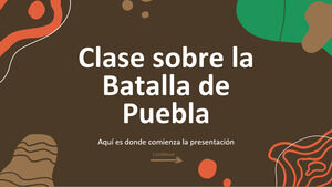 Lezione di storia della battaglia di Puebla