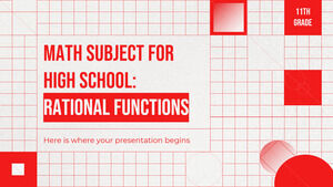 Matematică pentru Liceu - Clasa a XI-a: Funcții Raționale