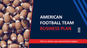 American Football Team Business Plan