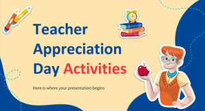 Aktivitäten zum Lehreranerkennungstag