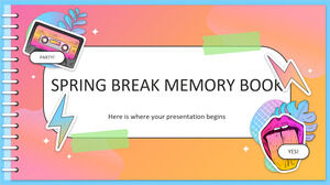 Spring Break Memory Book