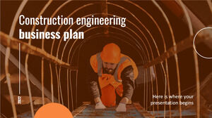 Plan de negocios de ingeniería de la construcción