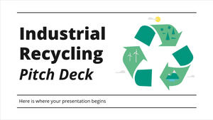 Reciclare industrială Pitch Deck
