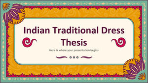 Indian Traditional Dress Thesis