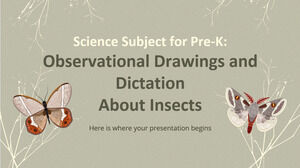 Mata Pelajaran Sains untuk Pra-K: Gambar Pengamatan dan Dikte Tentang Serangga