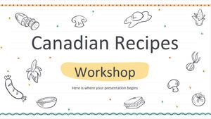 Atelier de recettes canadiennes