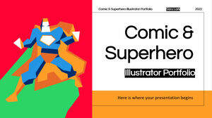 Portfolio d'illustrateurs de bandes dessinées et de super-héros