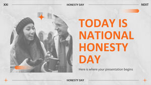 Hari ini adalah Hari Kejujuran Nasional