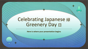Wir feiern den japanischen Grüntag